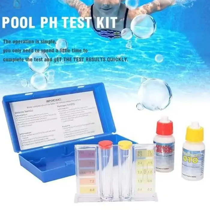 Kit de Test de qualité de l'eau au chlore PH