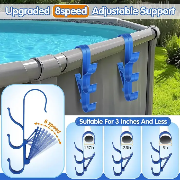 Support de filet à feuilles pour piscine