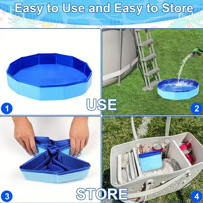 Piscine pliable pour chiens