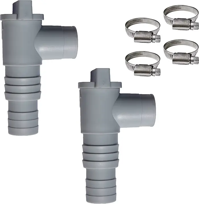 Vanne d'entretien/arrêt PoolSun Intex Bestway, adaptée aux piscines avec raccords de tuyau de 32 mm
