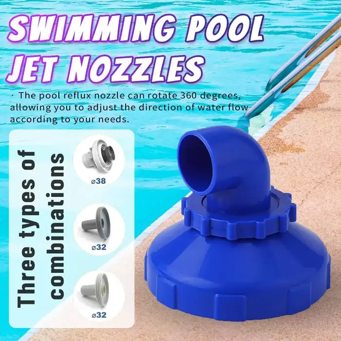 Buses de jet de piscine rotatives à 360 degrés