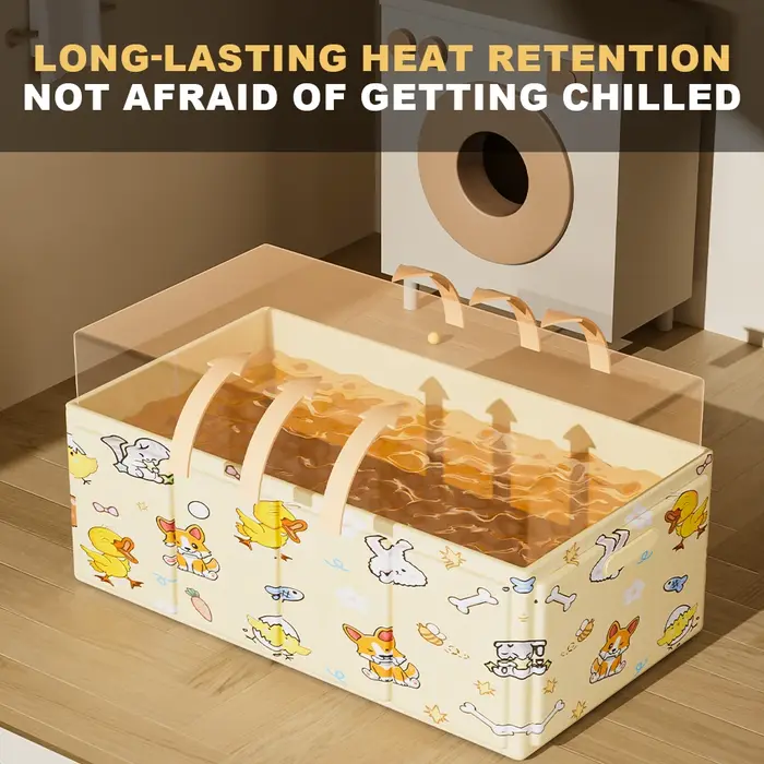 1 baignoire pliante, baignoire gonflable avec motifs de dessins animés
