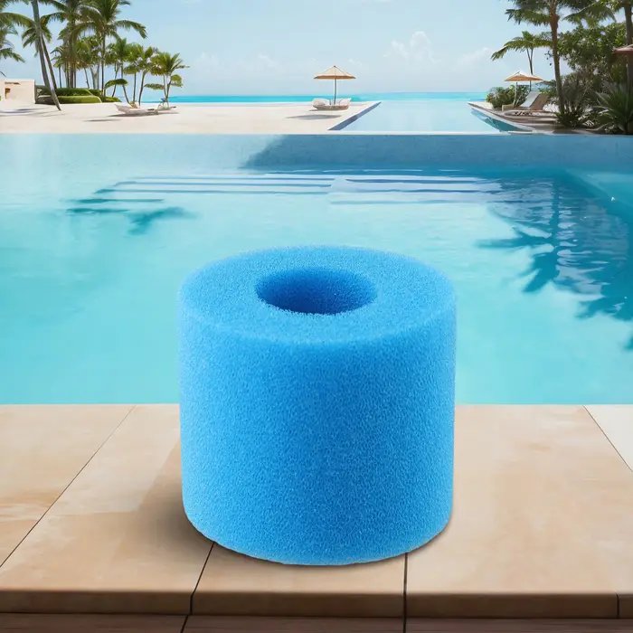 Éponge filtrante pour piscine