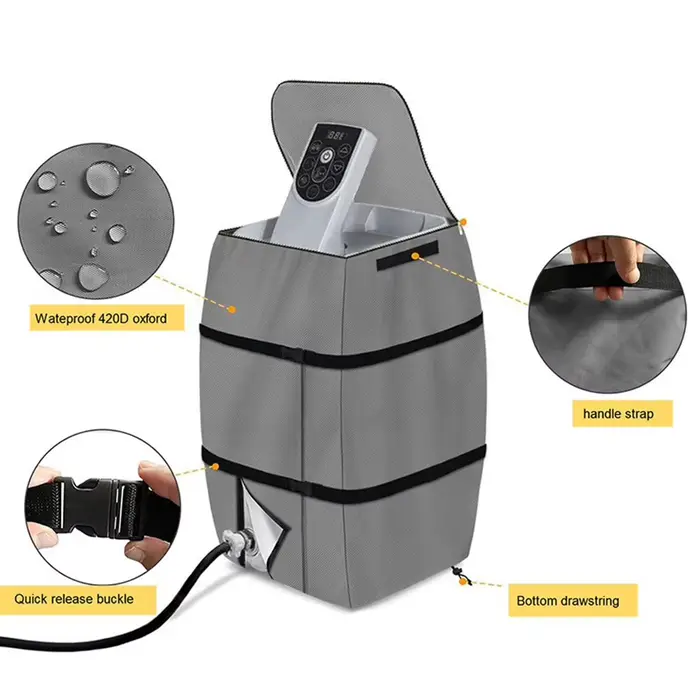 Couvercle de pompe de chauffe-eau gonflable pour Spa