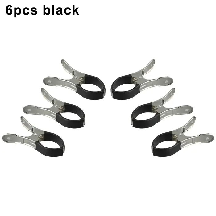 Clips de couverture de piscine en acier inoxydable, 6/30 pièces, coupe-vent, résistants aux rayures,