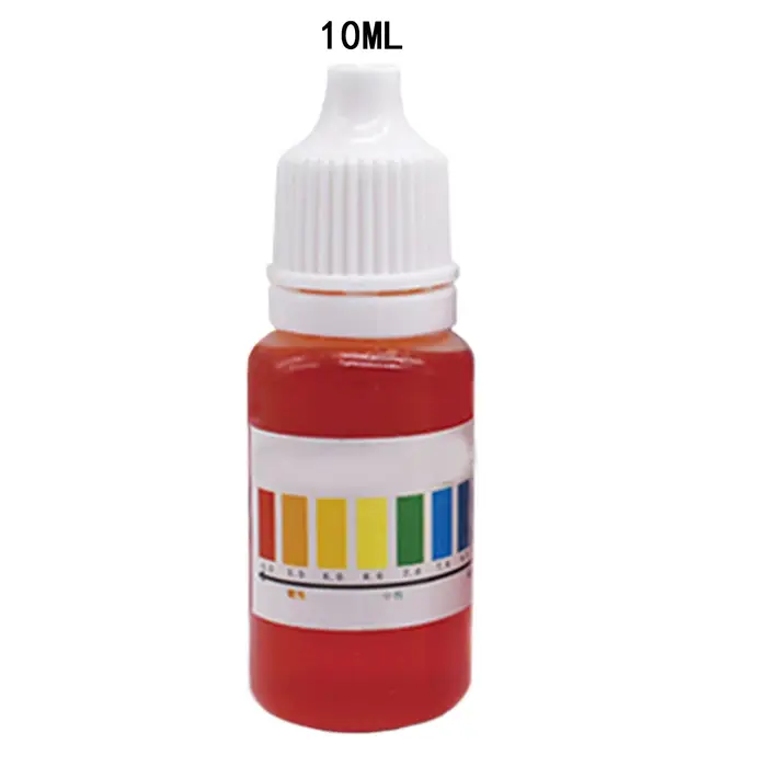 Agent indicateur de pH en gouttes 10 ml pour la détection de la qualité de l'eau d'aquarium