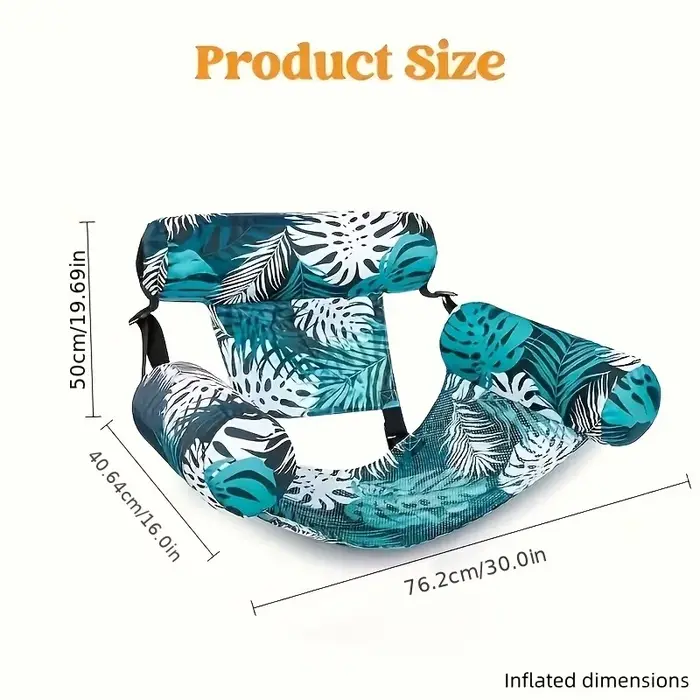 Chaise longue gonflable pour adultes