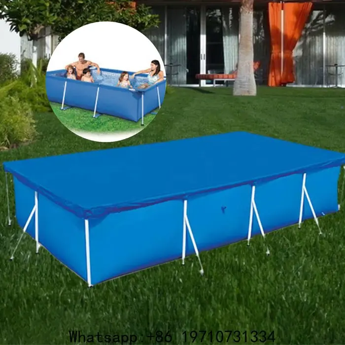 Couverture de piscine rectangulaire robuste pour l'hiver