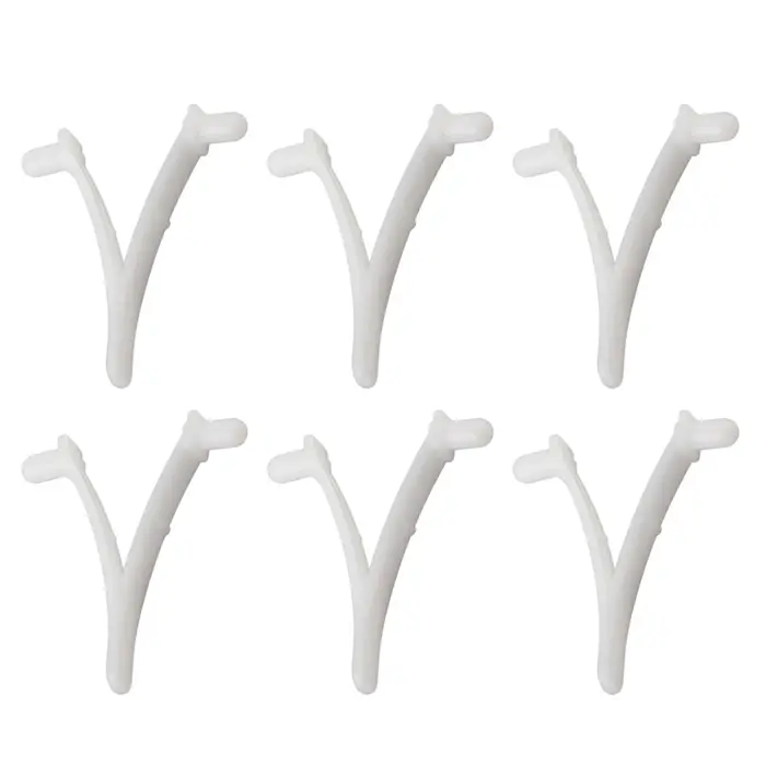 Pièces de fixation de poteau de piscine en résine à Clip en V, 6 pièces, pour brosse de Spa, râteau 