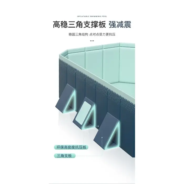 Grande piscine gonflable épaisse et résistante à l'usure
