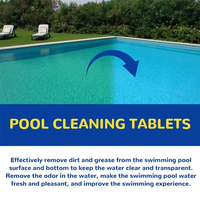 Tablettes de nettoyage pour piscine