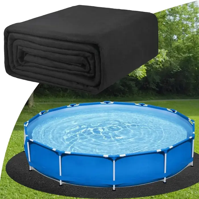 Tapis de protection rond pour piscines hors sol
