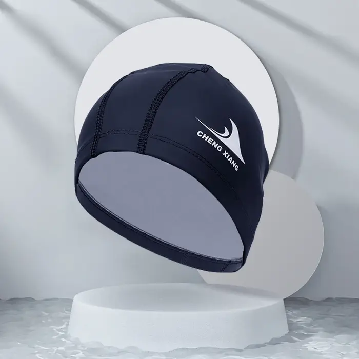 Tissu imperméable protéger les oreilles cheveux longs sport piscine chapeau requin haute élasticité Flexible Durable bonnet de bain pour hommes femmes