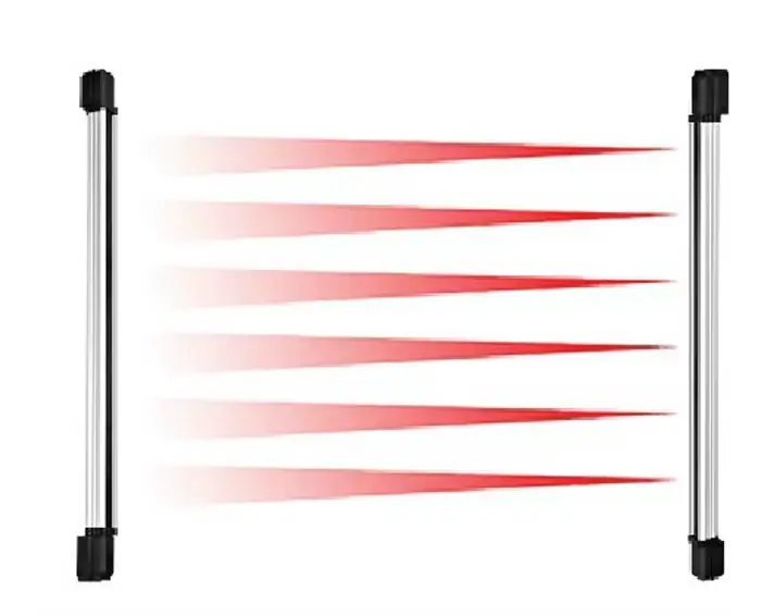 Alarme infrarouge active périmétrique à 3 faisceaux