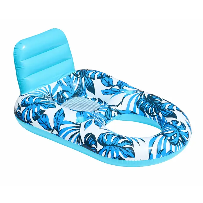 1PC Flotteur de piscine avec auvent UPF50+, Grand flotteur de piscine robuste, Flotteur gonflable av