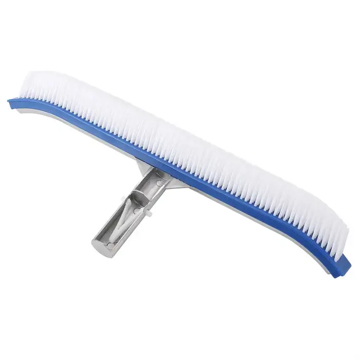 Brosse de piscine en Nylon et acier inoxydable