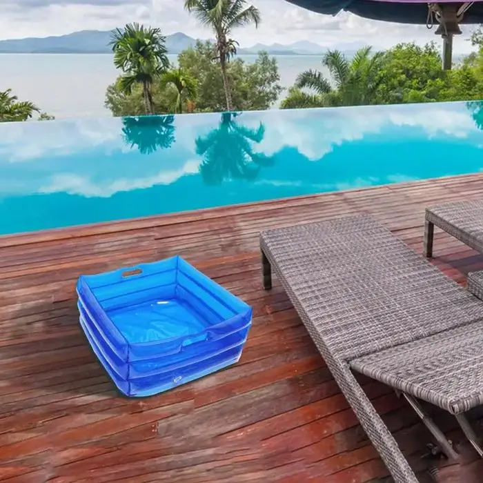 Bain de pieds de piscine pliable Portable