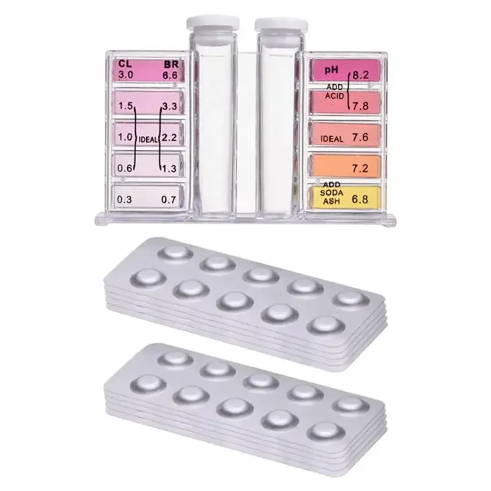 Kit de testeur de piscine 2 en 1