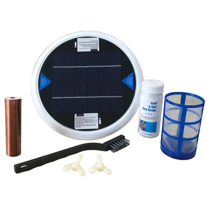 Purificateur de piscine solaire, ioniseur, filtre à eau, 85% moins, prévention des algues, maintient
