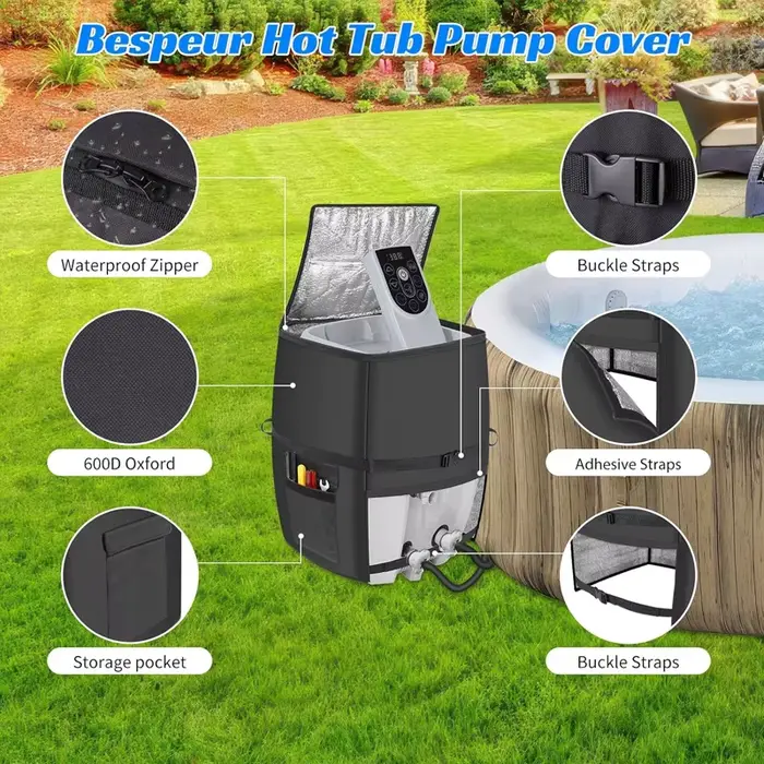 Couvercle de pompe de chauffage de spa de jacuzziCouvercle