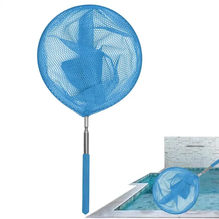 Épuisette télescopique pour piscine pour enfants