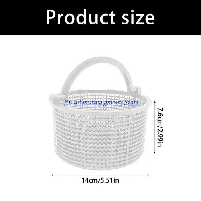 Panier d'écumoire piscine 652D, pour le nettoyage des accessoires piscine hors