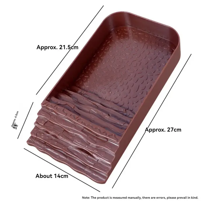 Piscine de bain pour reptiles, plat d'alimentation pour reptiles, bol d'eau avec rampe, ornement d'a