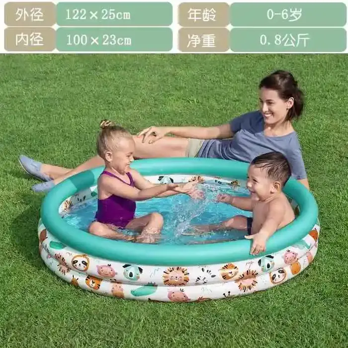 Piscine gonflable pour enfants PVC épaissi baignoire pour bébé Bain 122 x 25 cm