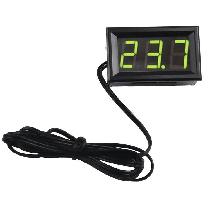 Affichage LED de température numérique DC 5V-12V -50 ~ 110 ° C pour piscine Aquarium Terrarium réservoir de poissons