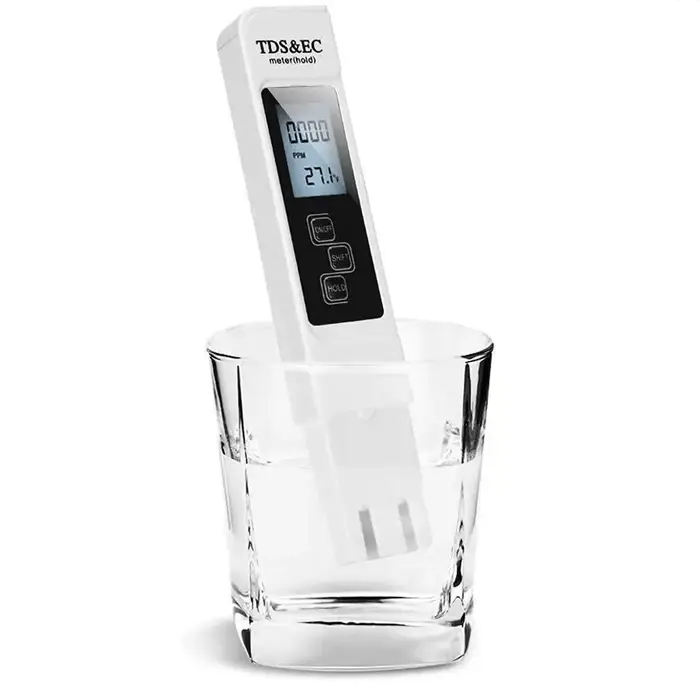 Testeur numérique de qualité de l'eau blanc, TDS EC, plage 0 à 9990, multifonctionnel, pureté de l'e