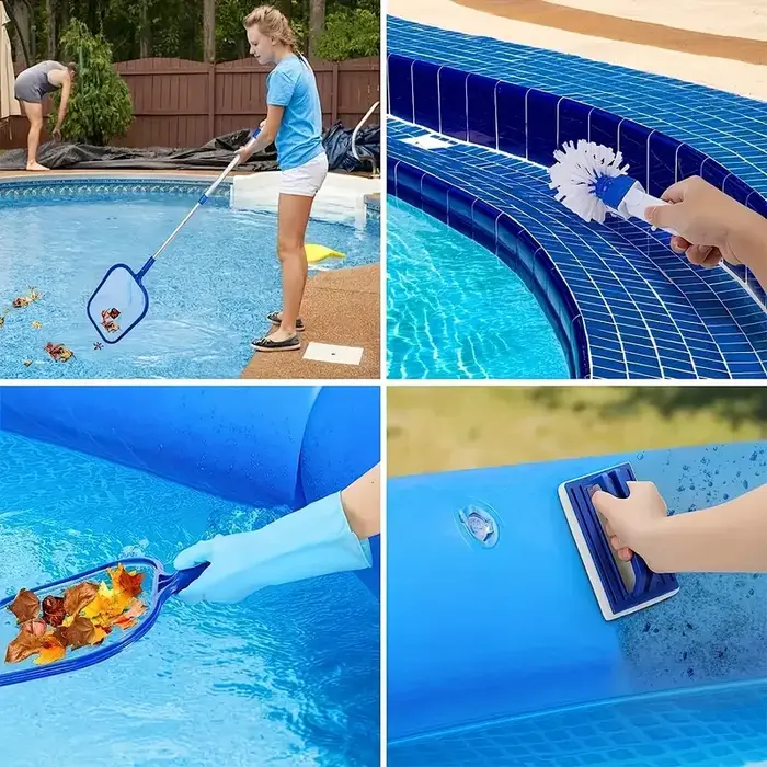 Kit de nettoyage de piscine 3 pièces