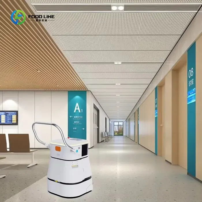 Robot de nettoyage OEM, laveuse de sols industrielle électrique autopropulsée, navigation LIDAR, con