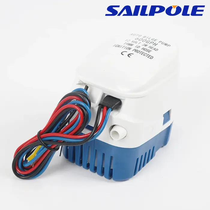 Sailpole 600/750/1100GPH pompe de cale 12V 24V DC