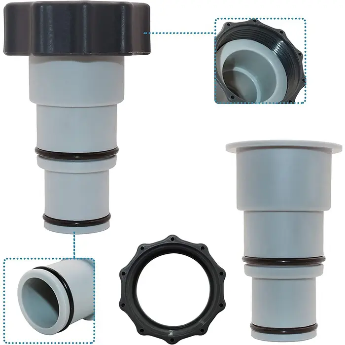 Adaptateur de tuyau pour pompes à connexion filetée Intex