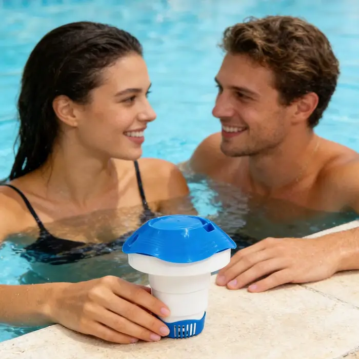 Distributeur flottant de chlore durable pour piscine