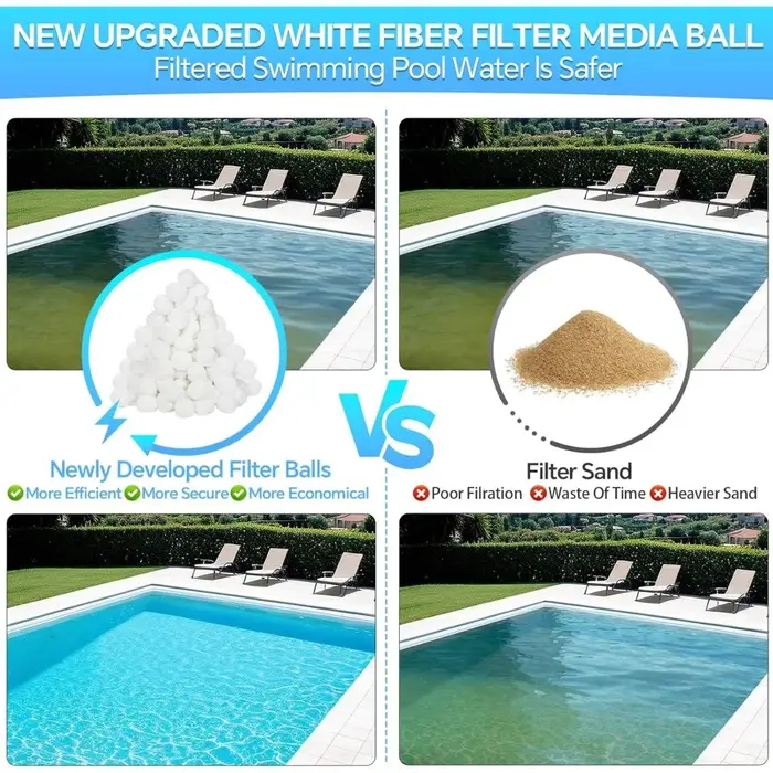 Boules de nettoyage de filtre de piscine 200/500/700g