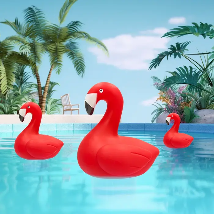 Flotteur solaire Flamingo pour piscine