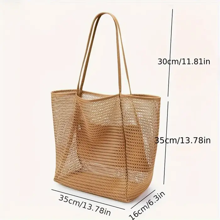 Sac de plage en maille pour femmes