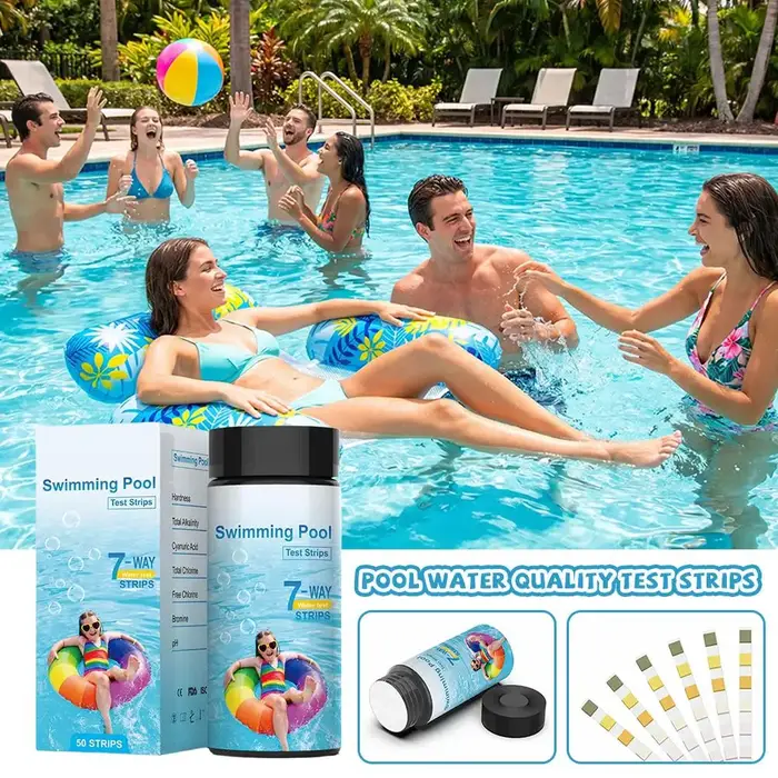 Bandelettes de test d'eau de piscine 7 en 1