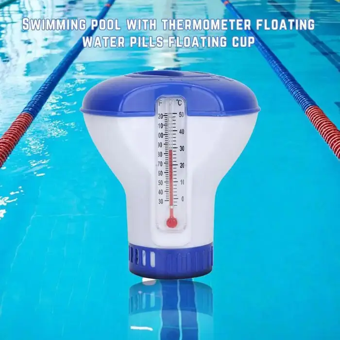 Distributeur flottant pour piscine avec boîte de désinfection Therye.com