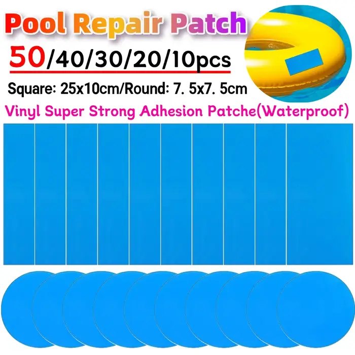 Kit de réparation de piscine multifonctionnel en PVC