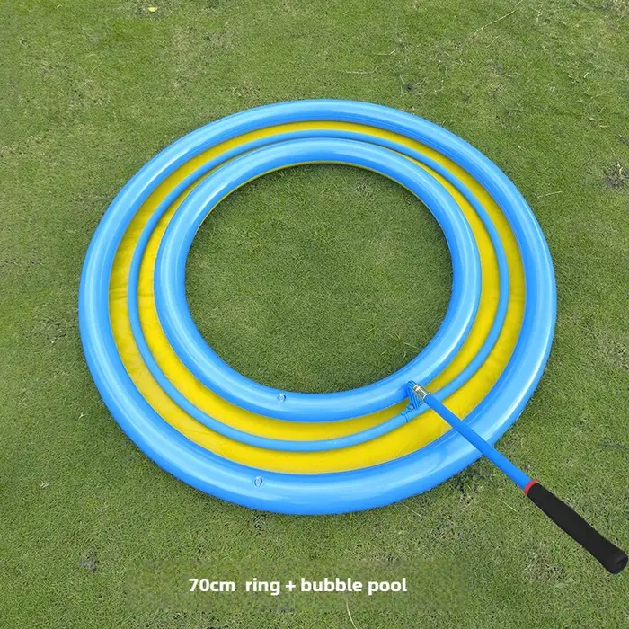 Piscine gonflable Portable avec anneau pour spectacle de bulles et accessoires de Performance sur scène