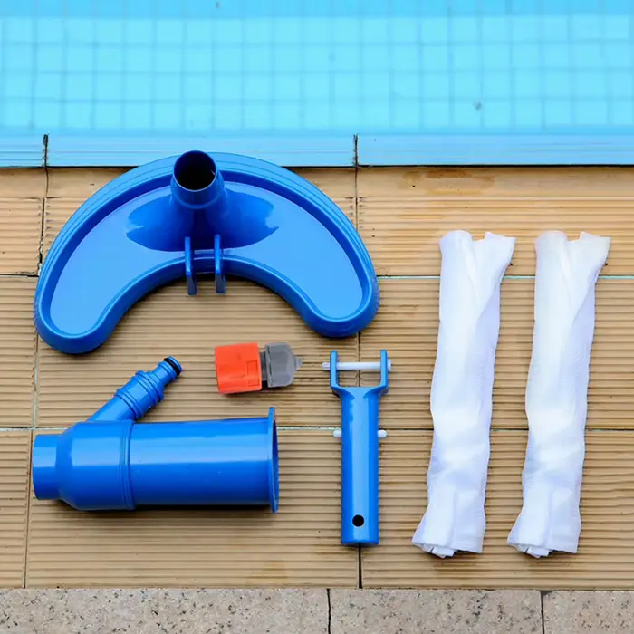 Aspirateur professionnel pour piscine avec brosse, ensemble d'outils de nettoyage et de stérilisatio