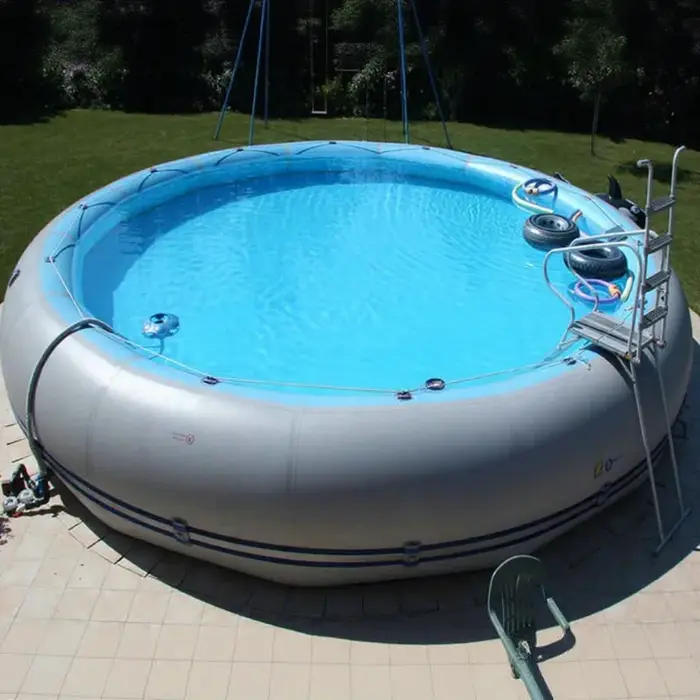 Piscine géante carrée, grande piscine gonflable