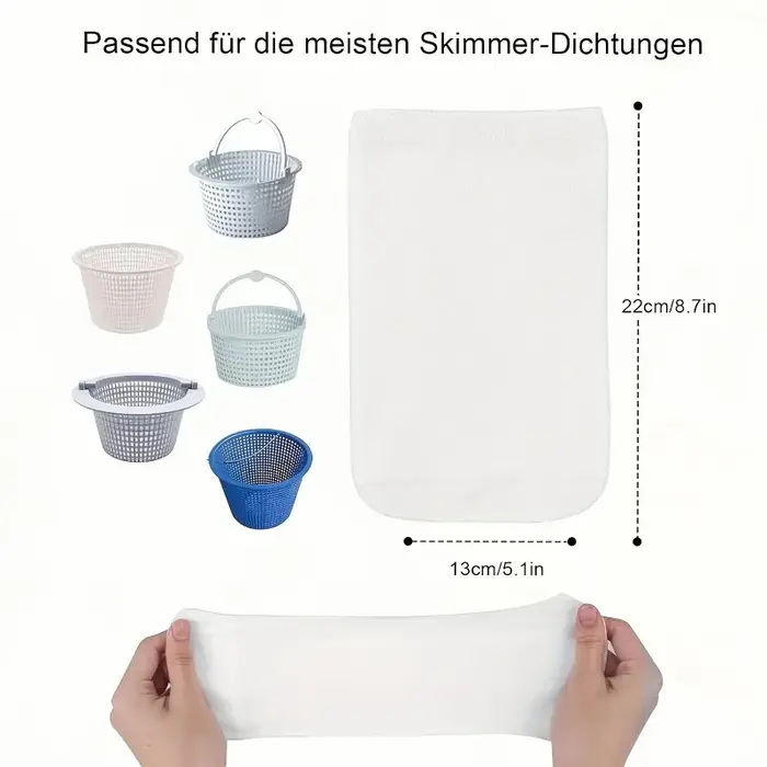 Filet filtrant pour piscine