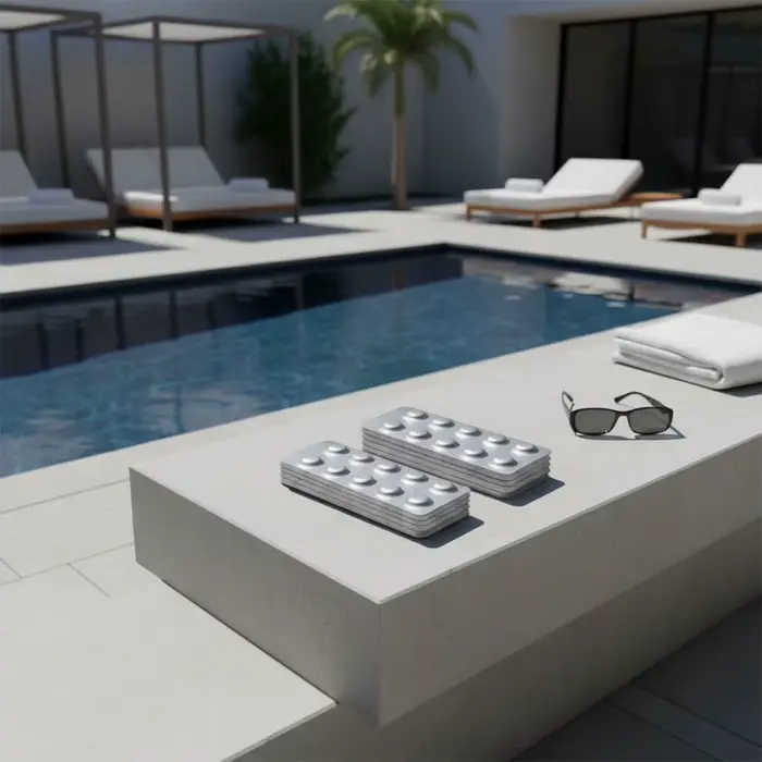 Tablettes de test de pH pour l'entretien des spas et des piscines
