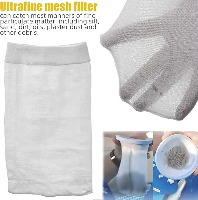 Sacs filtrants réutilisables pour aspirateur de piscine