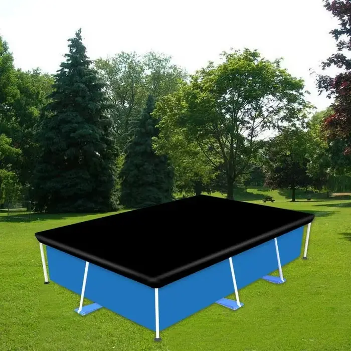 1 couverture de piscine extérieure, couverture de piscine pour animaux de compagnie, couverture carr