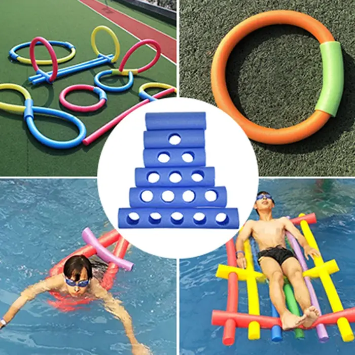 Bâton flottant en mousse creuse et flexible pour piscine