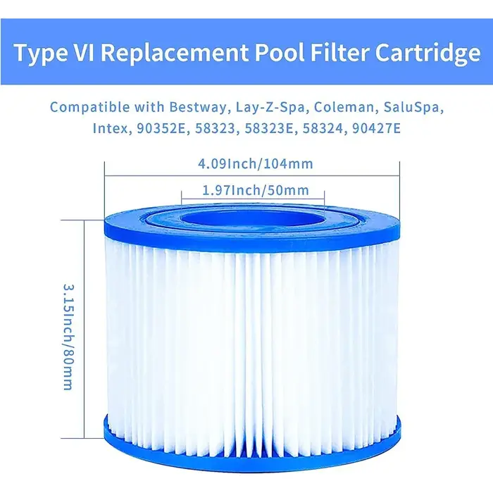 Cartouche de pompe de filtre de piscine